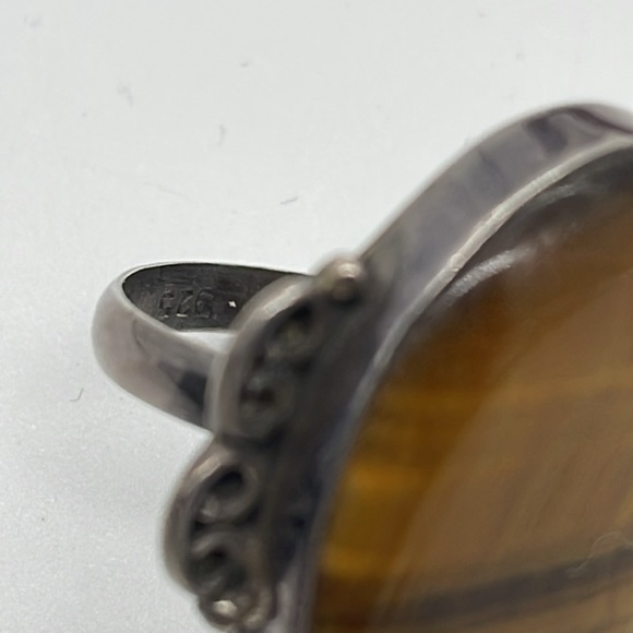 Tiger Eye 925 Ring - Picture 4 of 4
